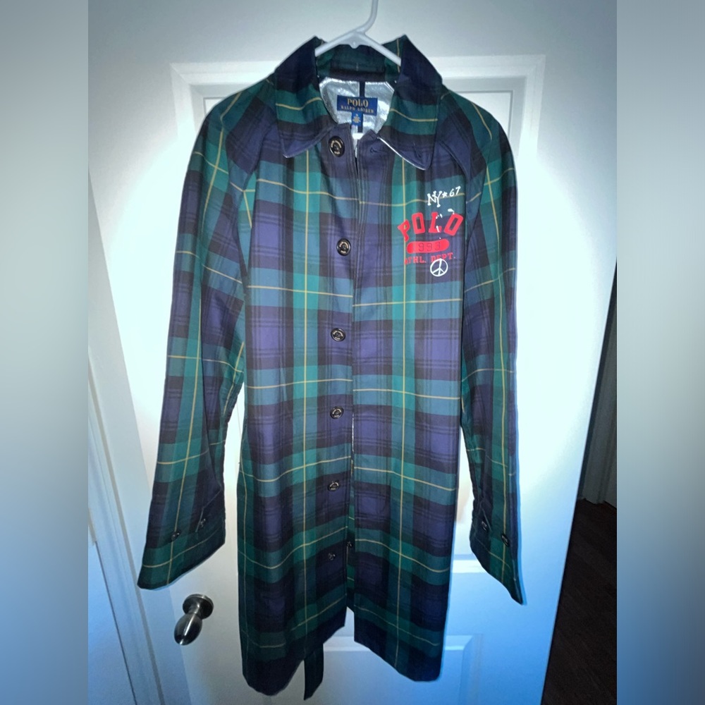 Polo Ralph Lauren NY Born & Bred Trench Coat - Reflective Metallic Interior